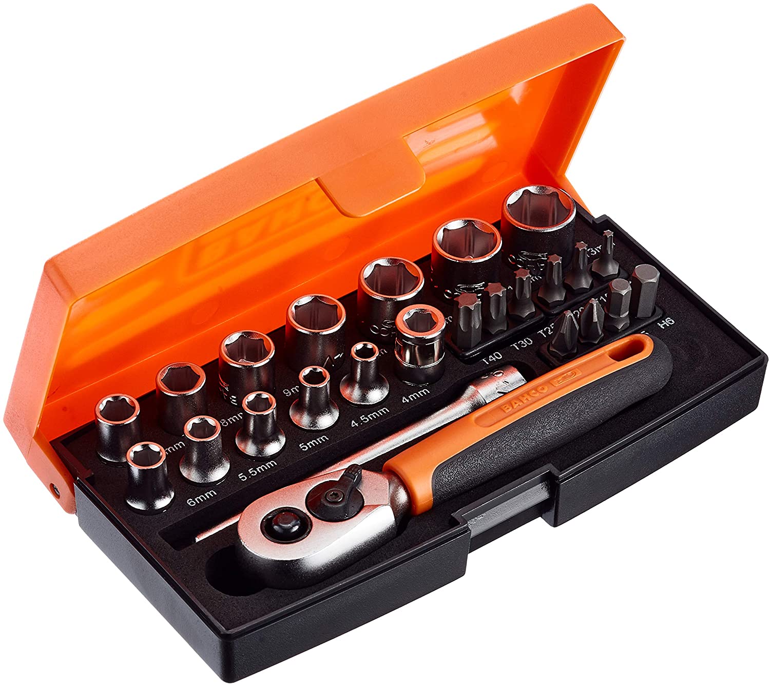 Bahco SL25 dugókulcs készlet 1/4"