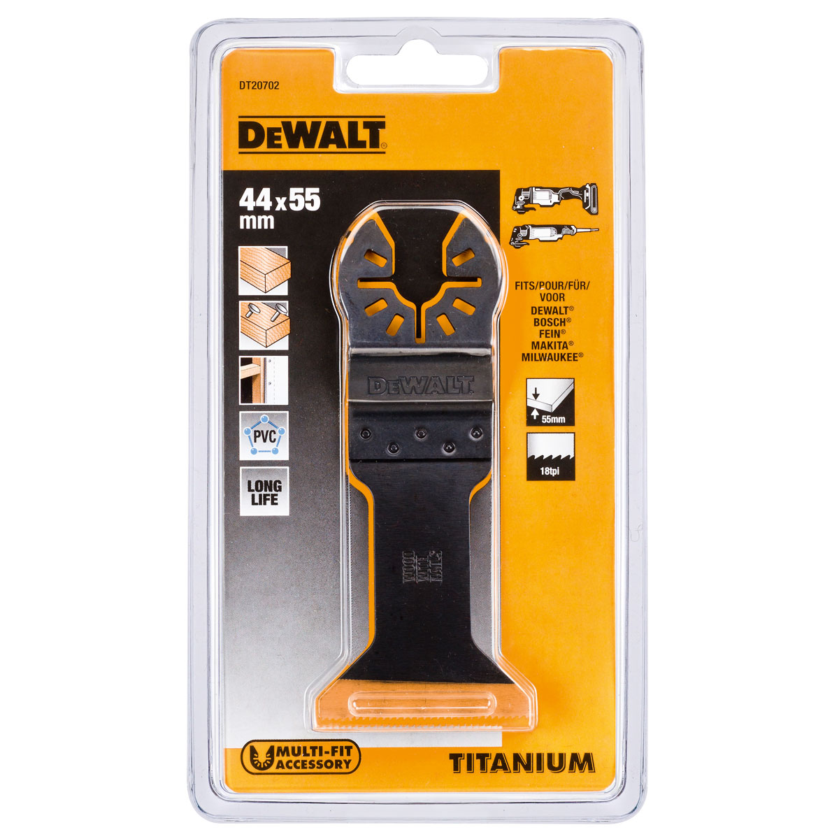 DeWALT DT20702 fűrészlap 44x55 mm