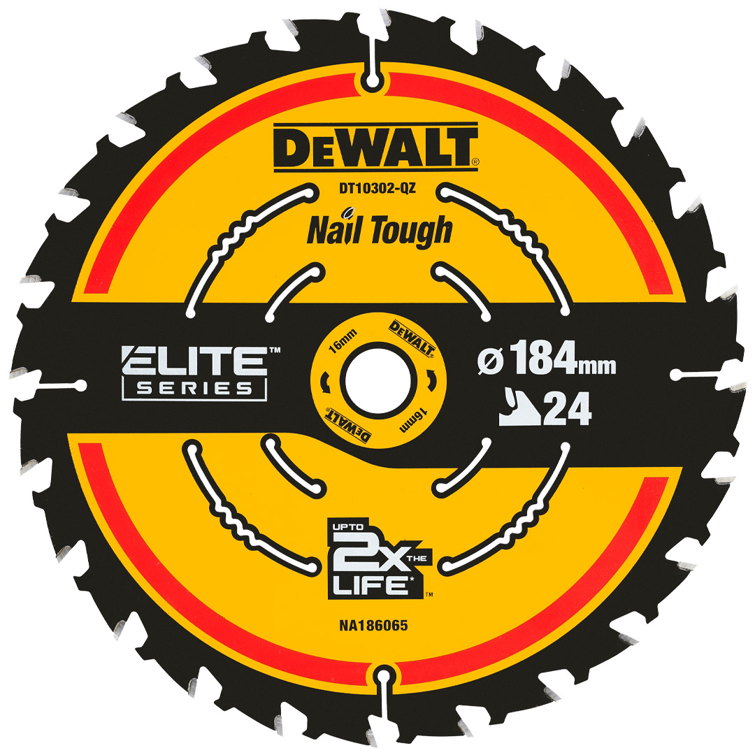 DeWALT DT10302 ELITE fűrészlap. 184 x 16 mm. 24 fogú