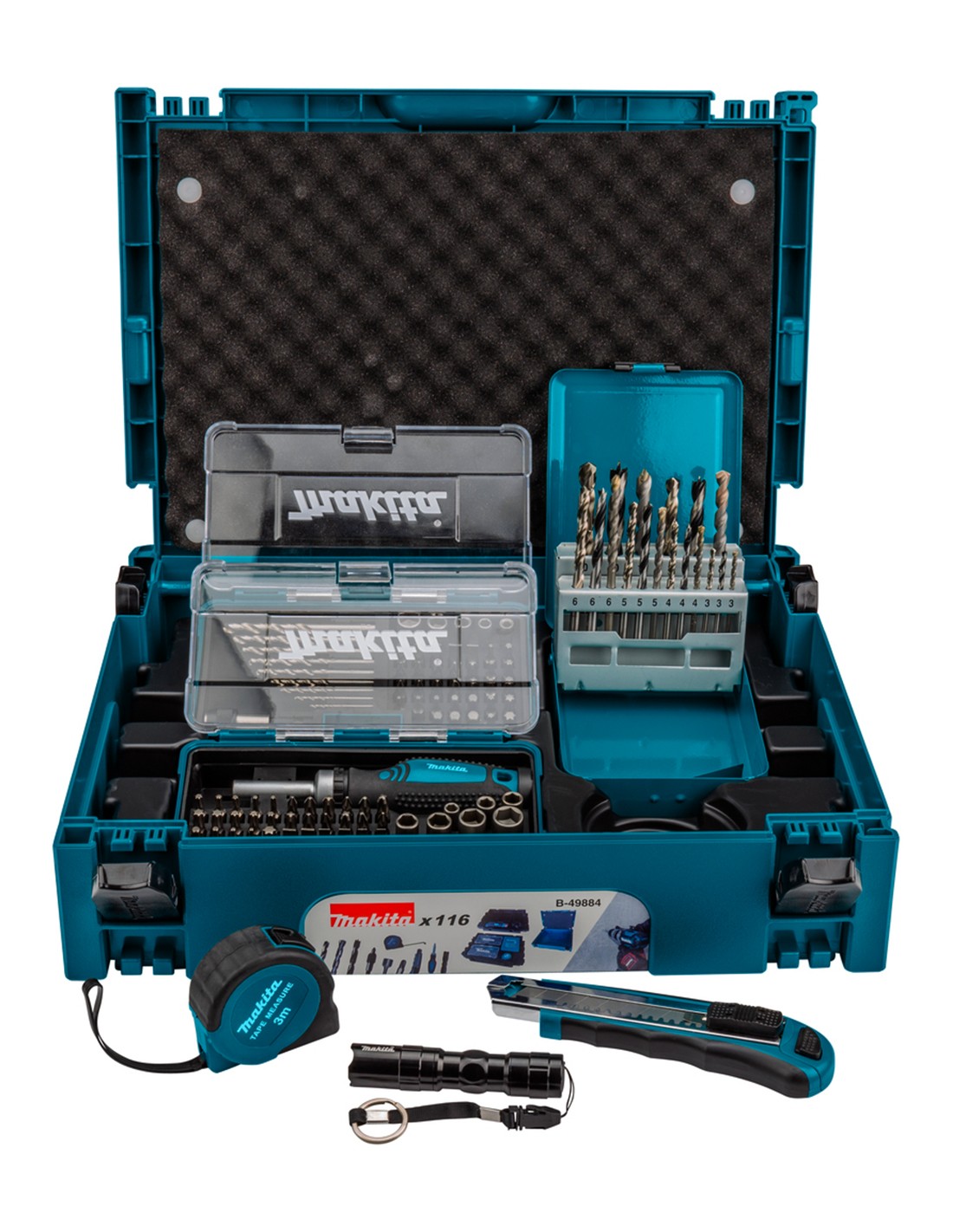Makita B-49884. 116-darabos keszlet