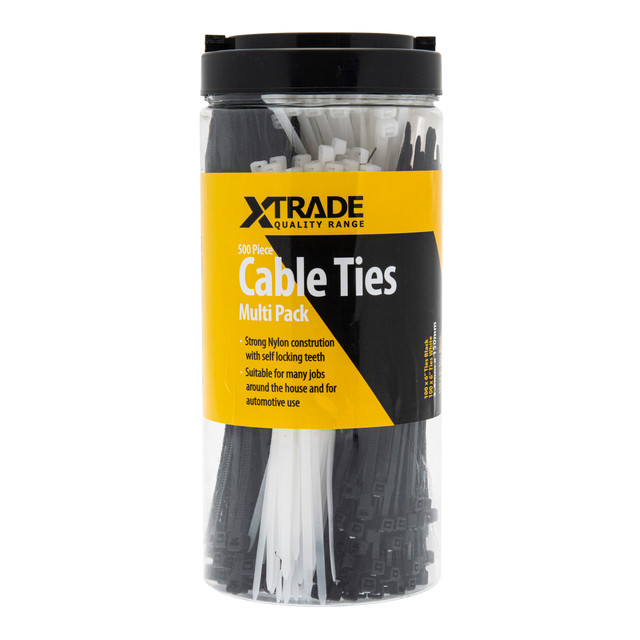 XTrade X0700001 kábelkötegelő. 500 darabos készlet
