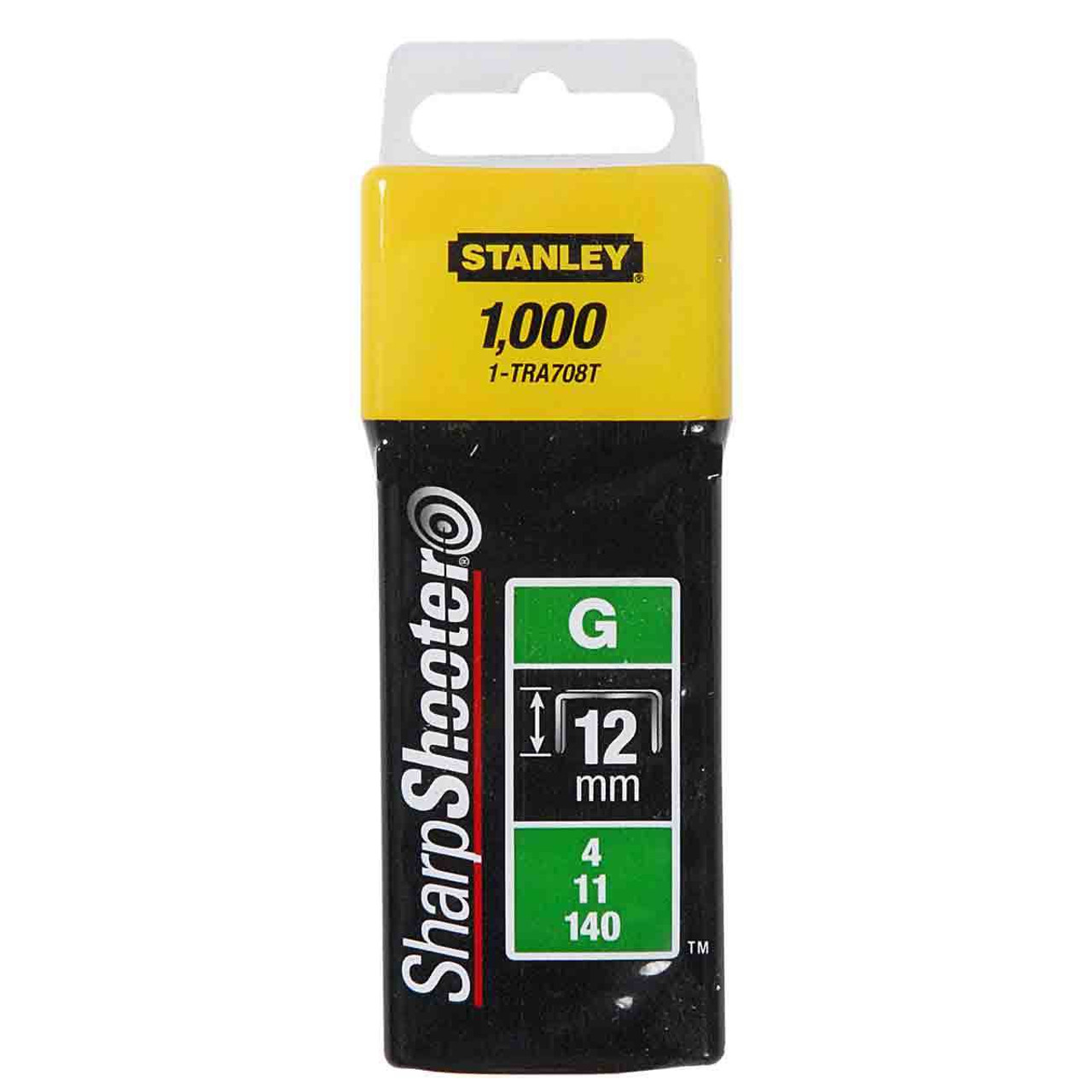 Stanley 1-TRA708T Heavy-Duty 12 mm-es tűzőkapcsok. 1000 db