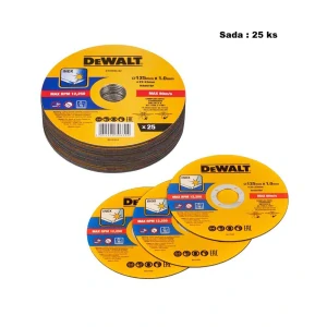DeWalt DT43902 25 darabos vágótárcsa készlet. 125 × 1 mm