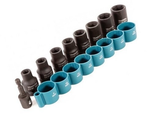 Makita 1/2"-os dugókulcs készlet 9 darabos B-54645