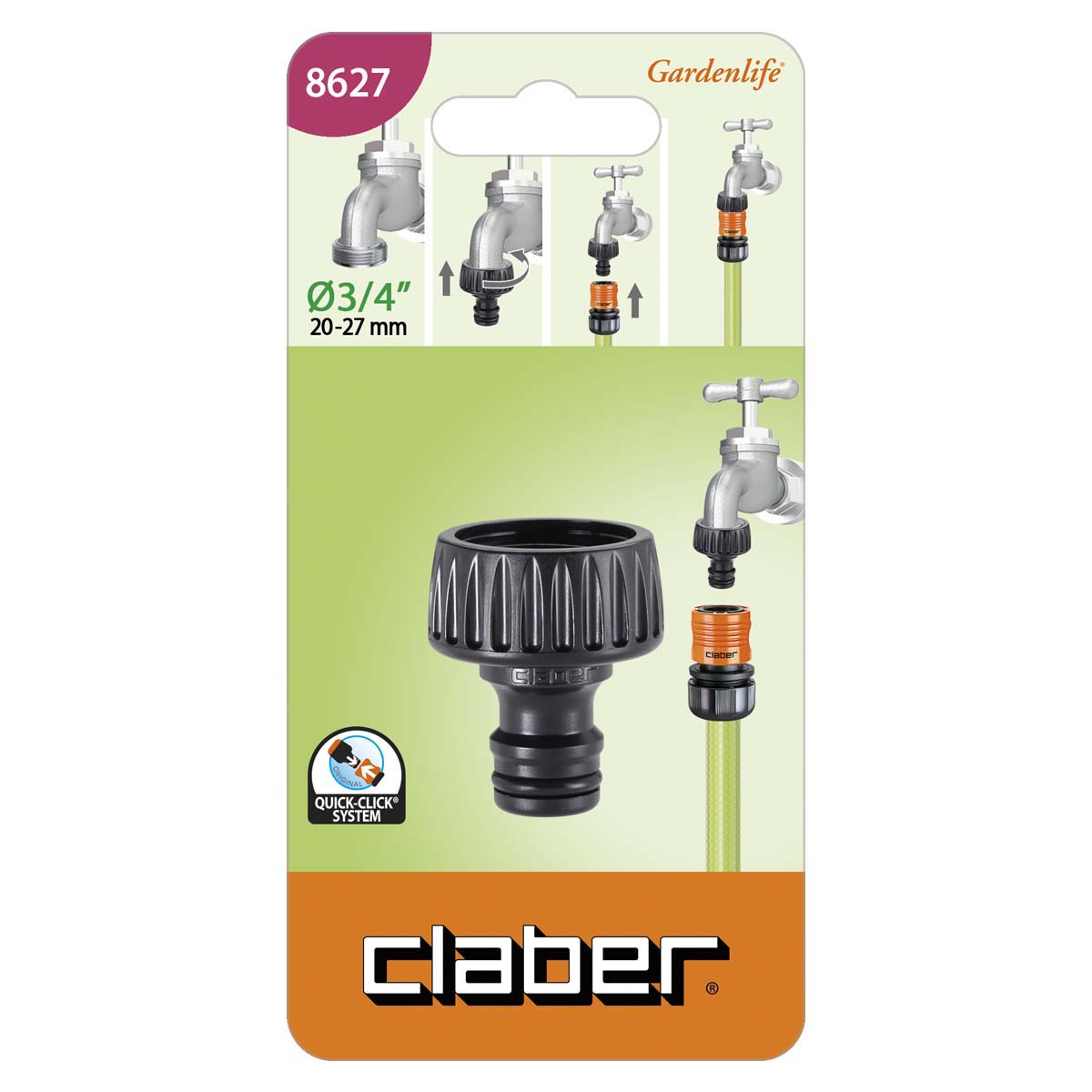 Csapcsatlakozó 3/4" CLABER 8627