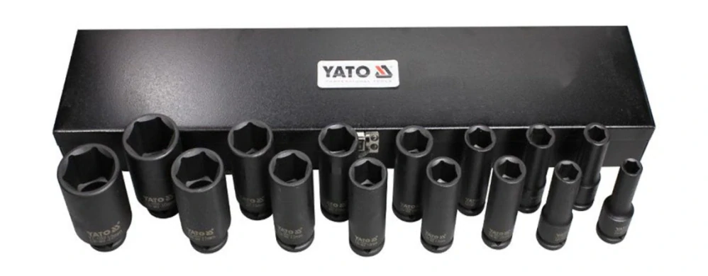YATO YT-1055 Gola 15 darabos 1/2"-os készlet