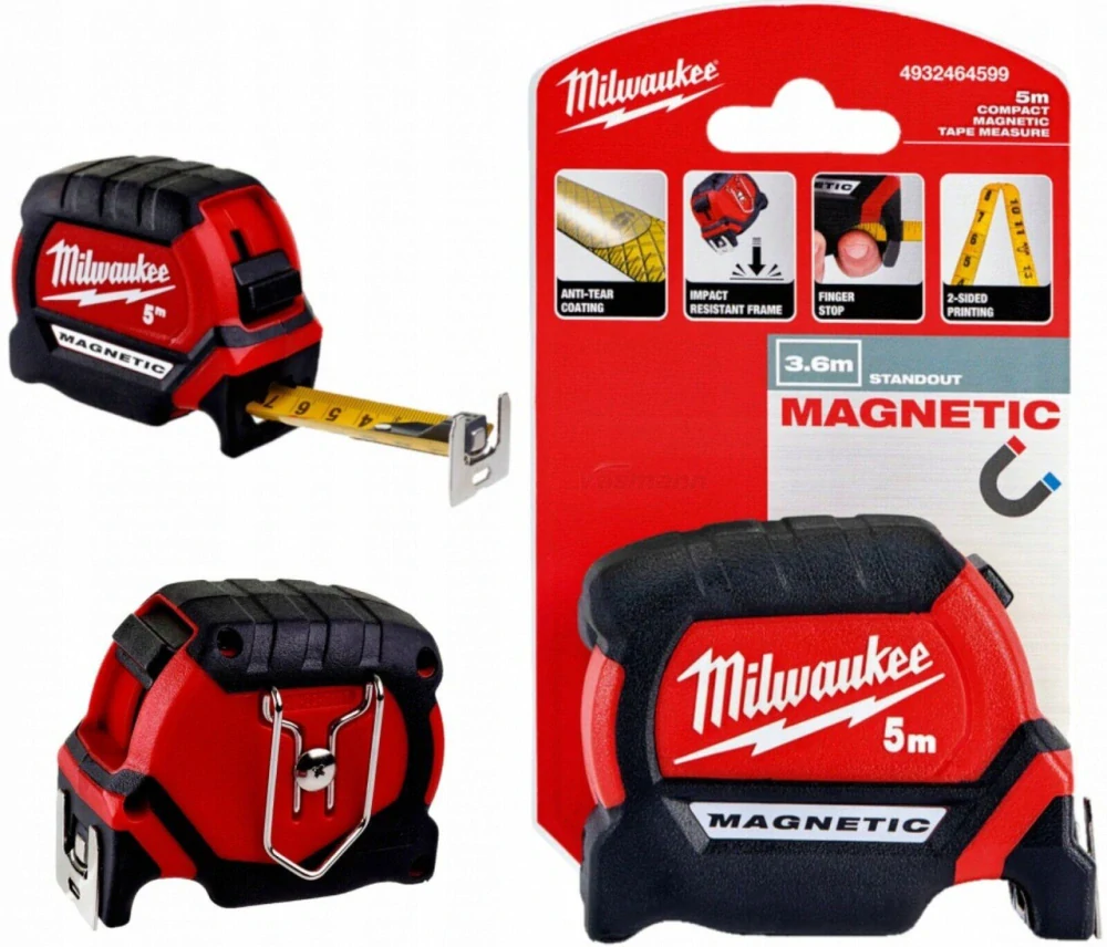Milwaukee mérőszalag Premium III 5m/27mm 4932464599