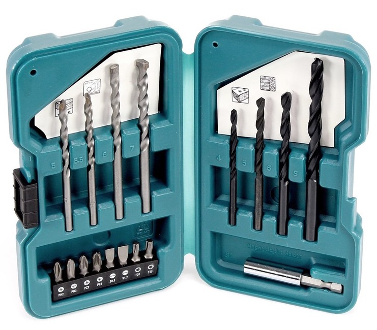 Makita D-40216 bitkészlet. 17 részes
