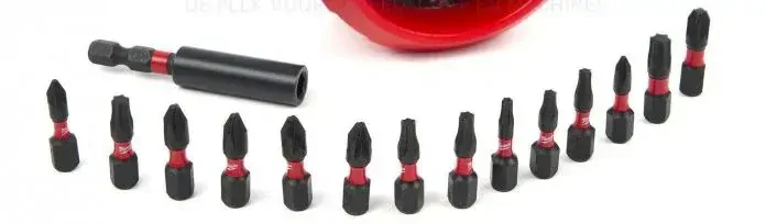 Milwaukee 4932430904 15 db‑os bit készlet