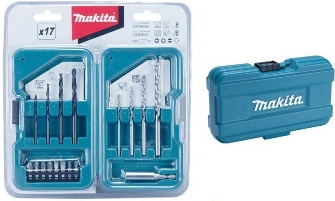Makita D-40216 bitkészlet. 17 részes